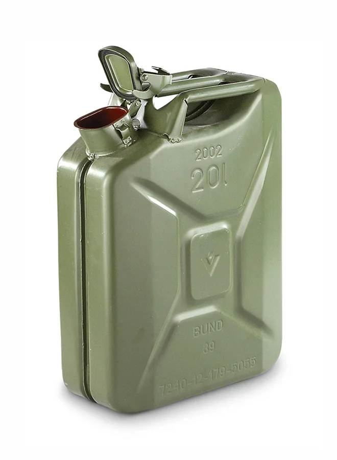 XCESSORIES Metal Fuel Jerry Can (Heavy-Duty Steel, 20 Liters) iu620