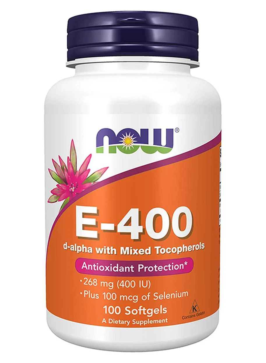 Premium Vitamin E 400 IU Mixed Tocopherols Antioxidant Support (100 Softgels) gw4z2