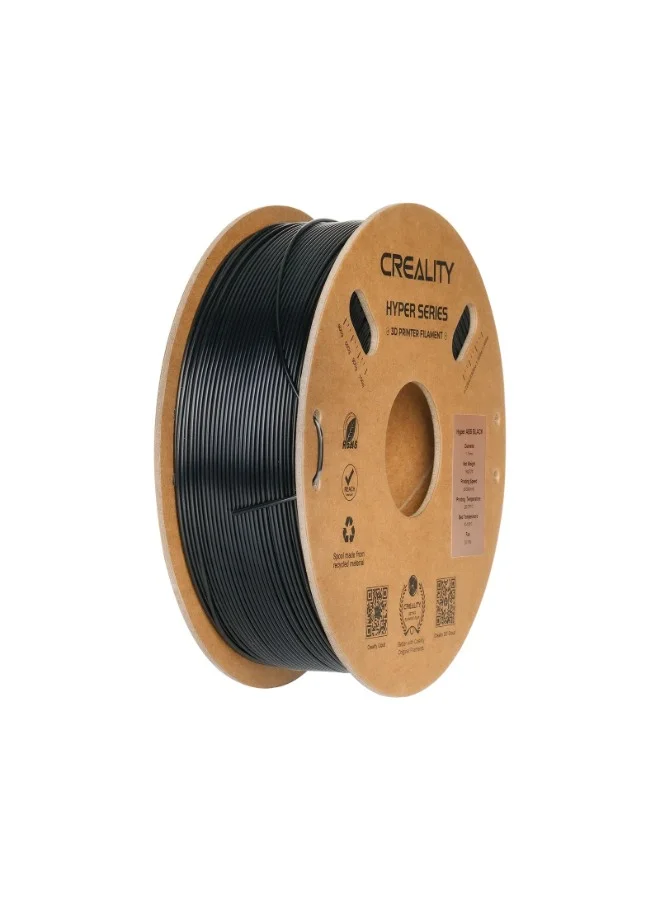 Creality 3D Hyper ABS Filament (1.75mm, Black, 1kg) High-Performance 3D Printing Material for Industrial Prototypes r4cbb