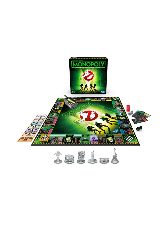 Ghostbusters Edition Property Trading Board Game Premium Family Strategy Set (6 Players) 3l4pn