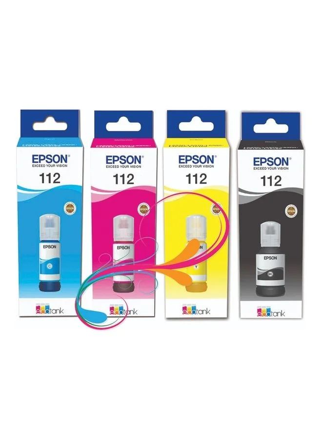Premium Ink Cartridge Replacement Set for Office Printers (4-Pack, Black, Cyan, Yellow, Magenta) tx8as