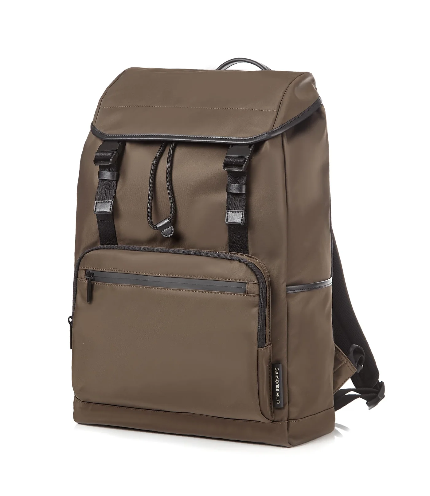 Premium Casual Flap Backpack for Travel and Daily Commute (Brown, 26 Litres, 15.6-inch Laptop Compartment) jh9xi