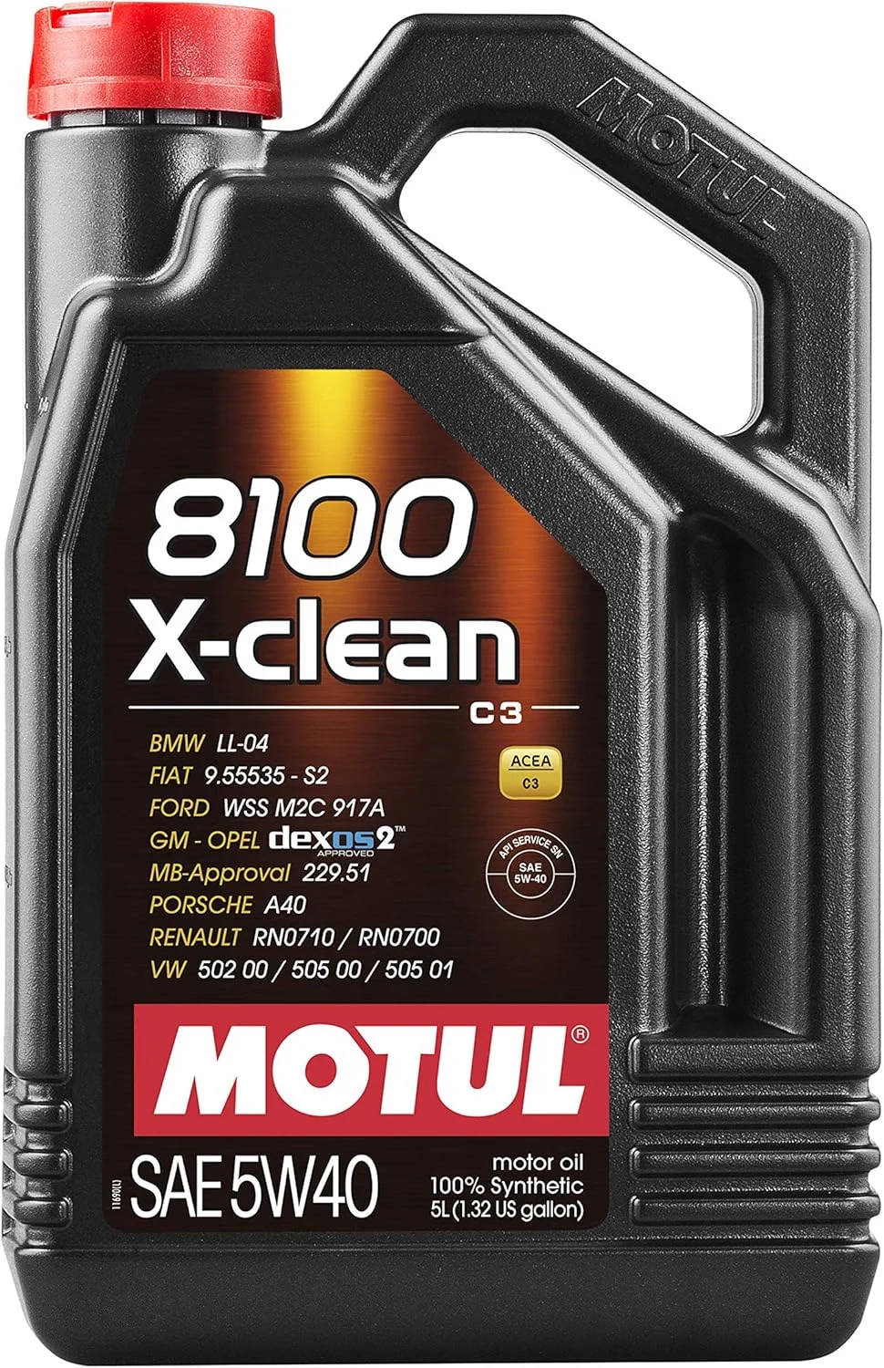 Motul 8100 X-clean 5W40 Synthetic Engine Oil (Premium Fully Synthetic Formula, 5 Liters) xpest