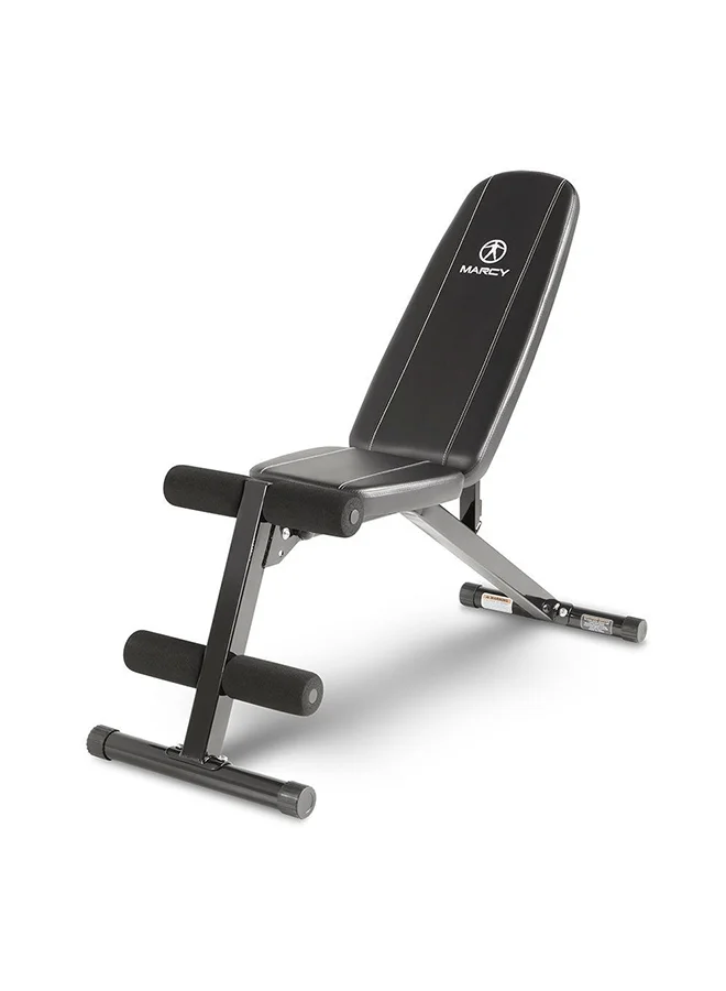 Marcy Multi-Position Workout Utility Bench for Home Gym (Heavy-Duty Steel, 137cm x 48cm x 114cm) 20tso
