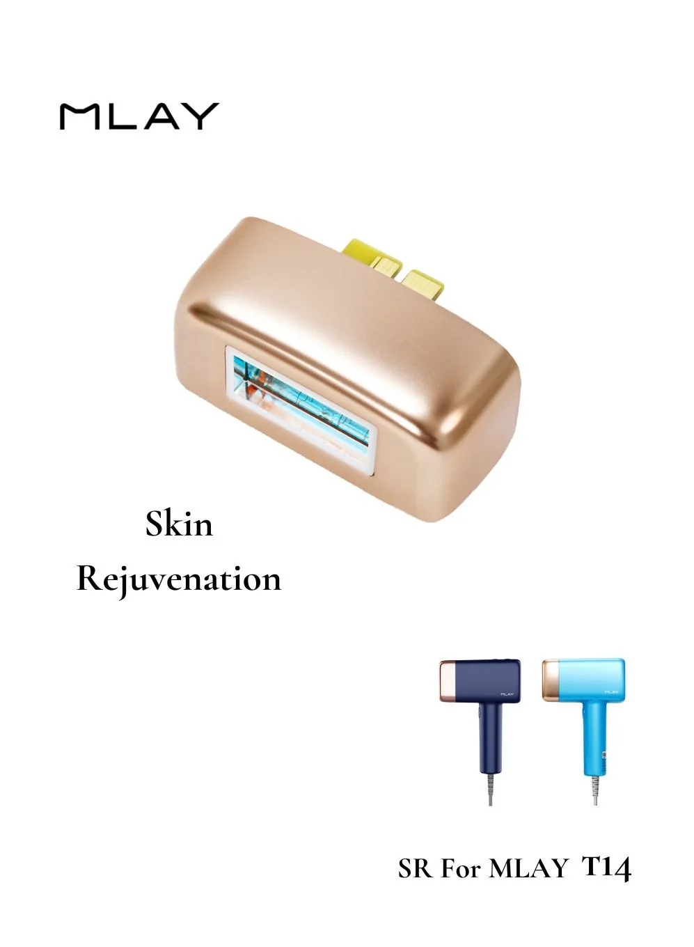 MLAY T14 IPL Hair Removal Device with Ice Cooling Technology for Full Body Use (500000 Pulses) r8ftg
