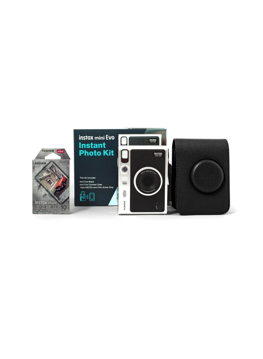 Premium Instant Digital Hybrid Camera Kit (Black, Compact Size) jfm1l