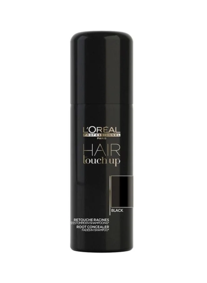 Professional Hair Root Concealer Spray (Black, 75 mL) for Instant Gray Coverage eksm2