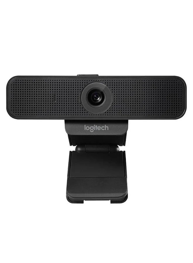Premium Business Webcam 1080p HD Video Calling with Autofocus and Privacy Shade (Black) 2vjkr