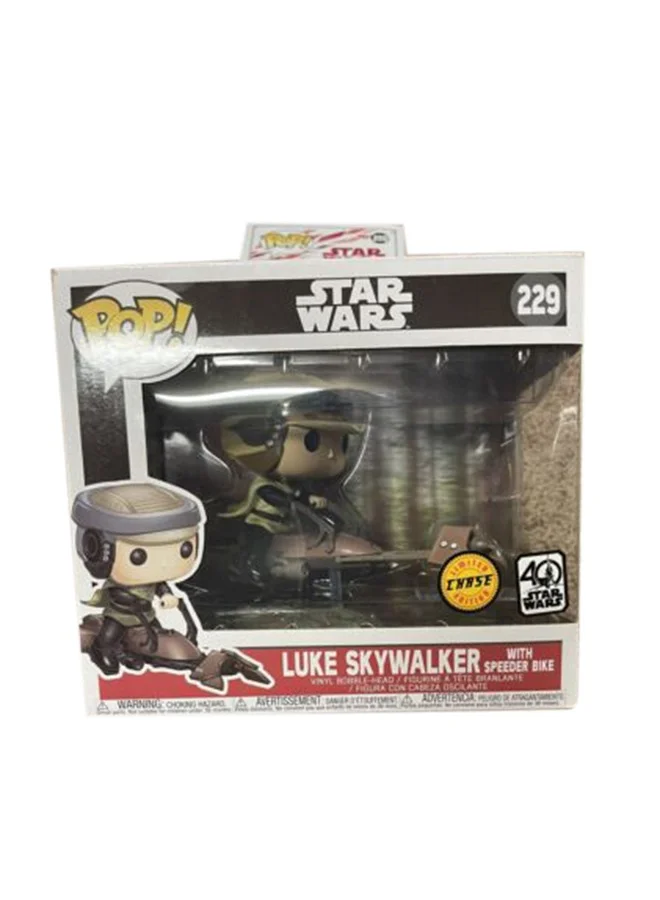 Premium Collectible Vinyl Figure Character on Speeder Bike (5.5 Inch) f5rv2