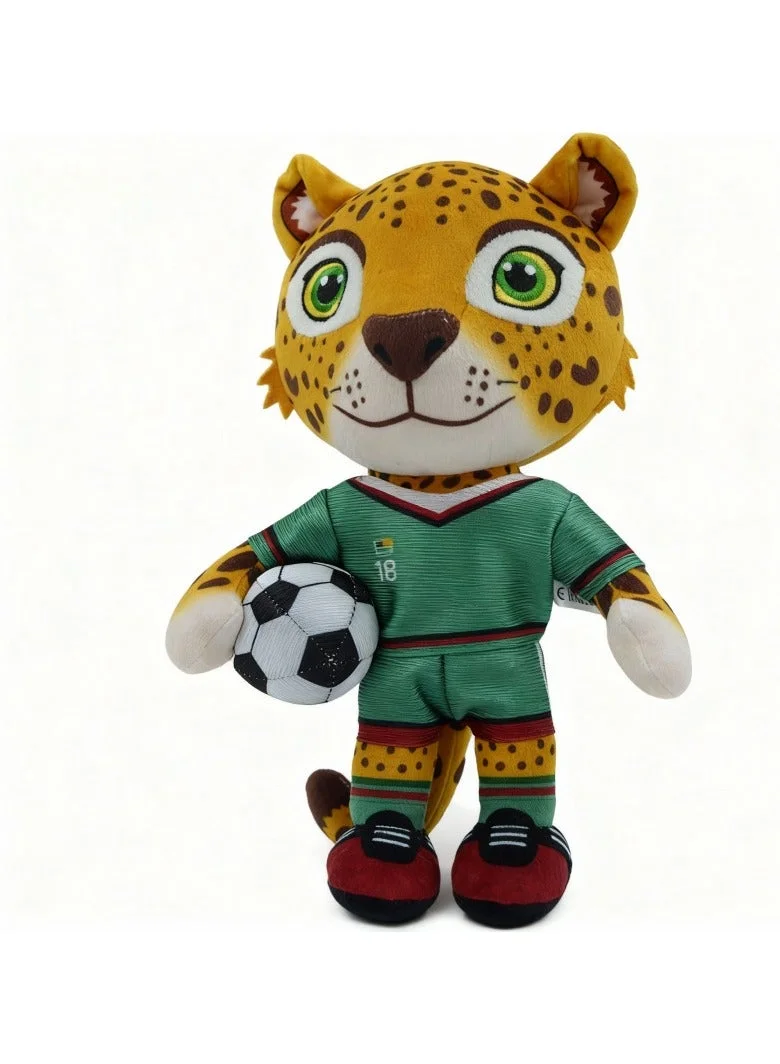 Zayu Jaguar Plush Toy 2026 FIFA World Cup Mexico Official Mascot Soccer Fan Collectible Gift (25cm) wn7vk