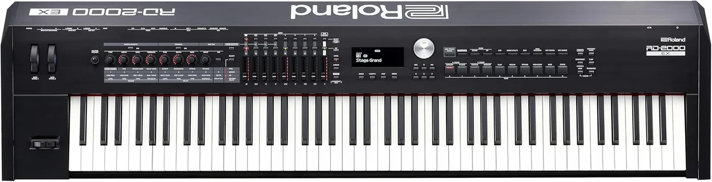 Premium Digital Stage Piano Professional 88-Key Weighted Action Keyboard for Live Performance hpqw7