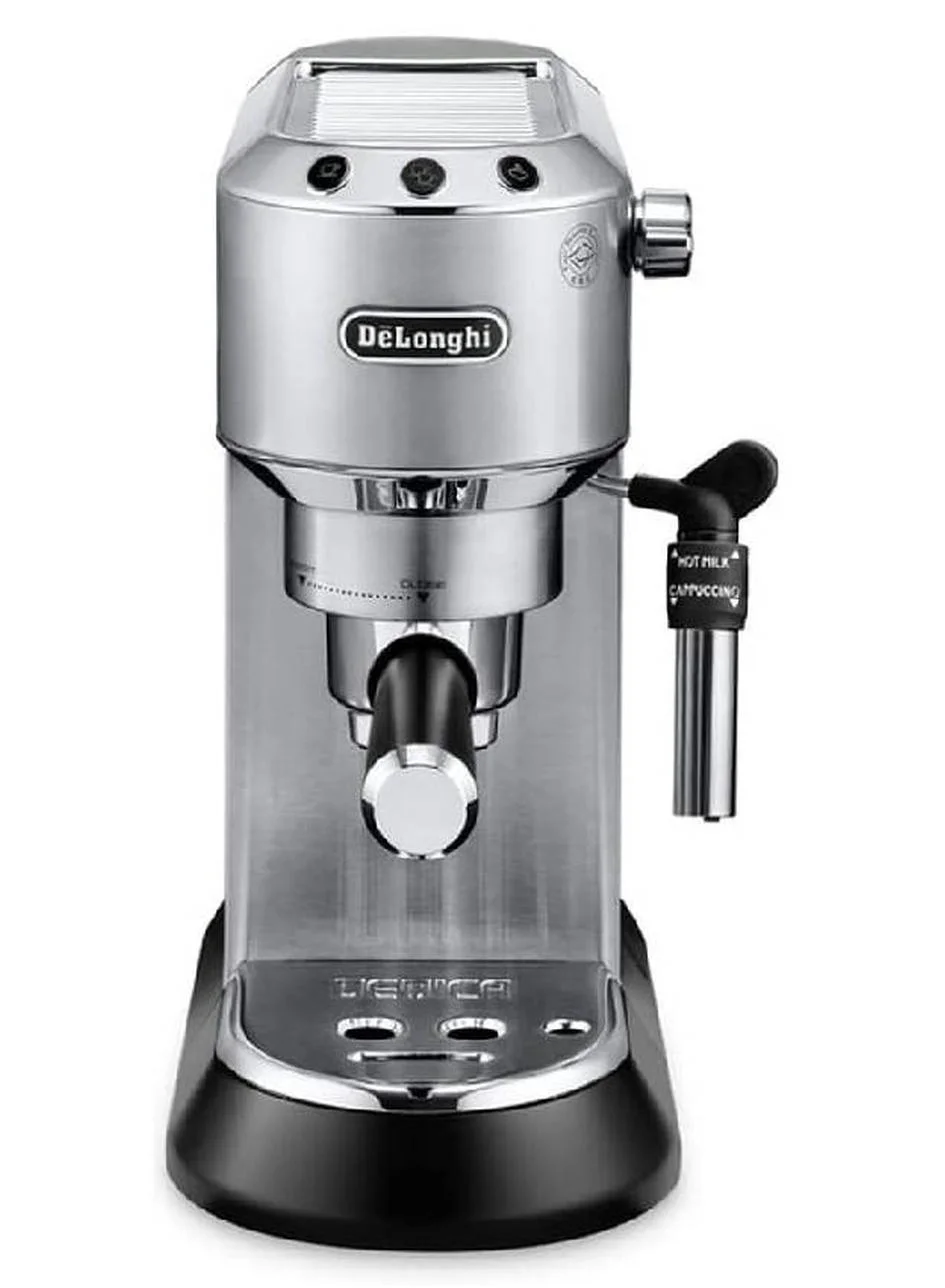 Premium Espresso Coffee Maker Professional Barista Machine (Silver, 1.1 L) 19g1r