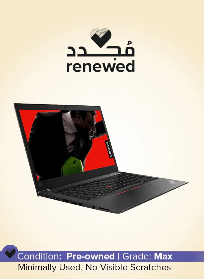 Premium Refurbished Business Laptop 14-Inch Display Intel Core i7 16GB RAM 256GB SSD Windows OS (Black) ajj4q