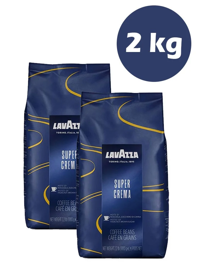 Premium Roasted Coffee Beans Whole Bean Blend for Espresso and Cappuccino (2 kg) aogzr
