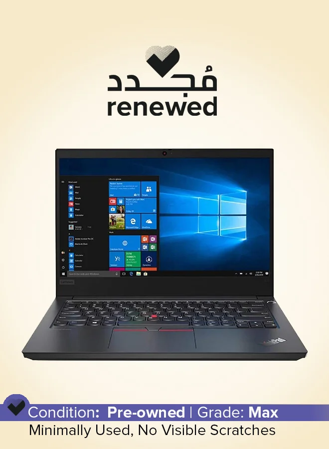 Premium 14-Inch Business Laptop, Intel Core i3 10th Gen, 8GB RAM, 256GB SSD, Windows 11, Professional Grade (Black) p5cuf