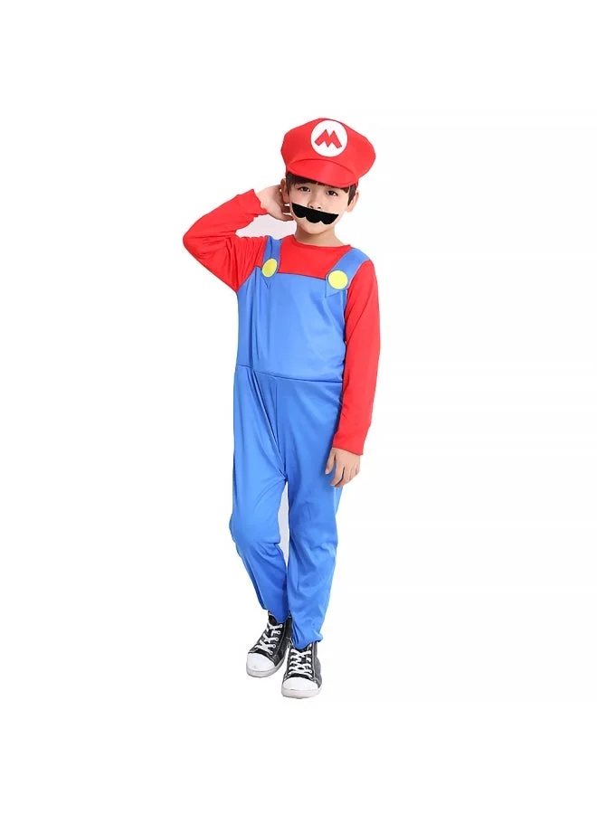 Loquat Character Cosplay Jumpsuit Premium Polyester Outfit for Kids (100cm) btfe8