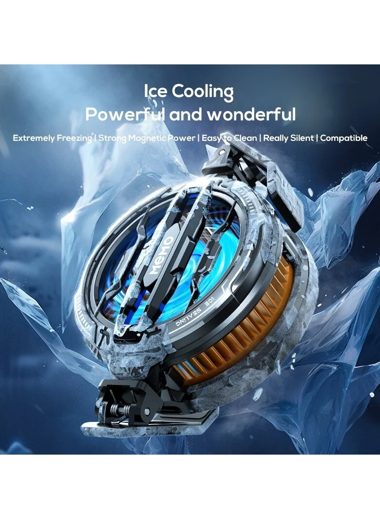 Memo Semiconductor Mobile Phone Cooler for Gaming and Live Streaming (Universal, 1 Unit) hs9po