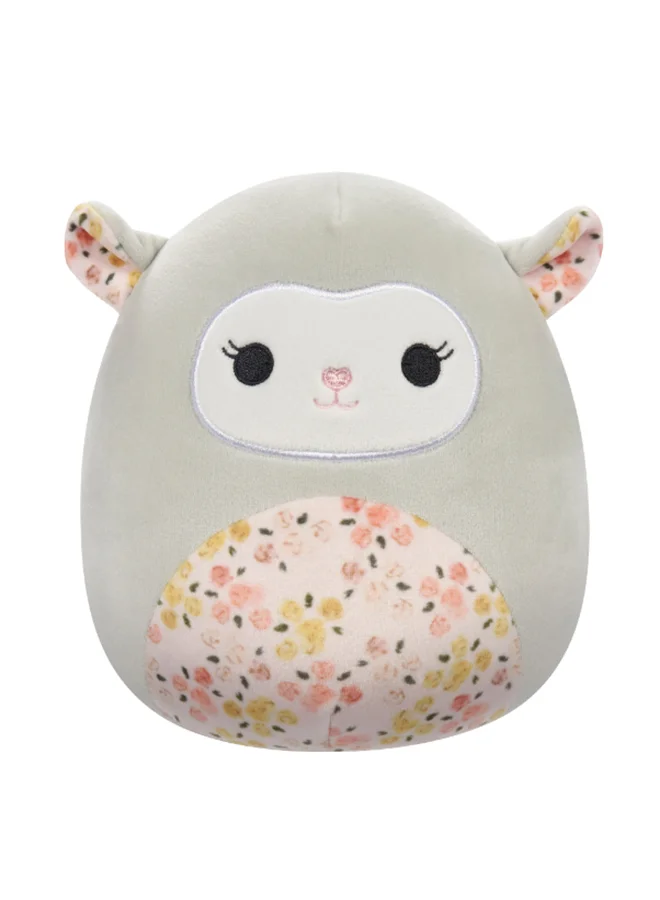 Premium Grey Lamb Plush Toy Soft Stuffed Animal Huggable Pillow for Kids (Grey, 30 cm) 8w42k
