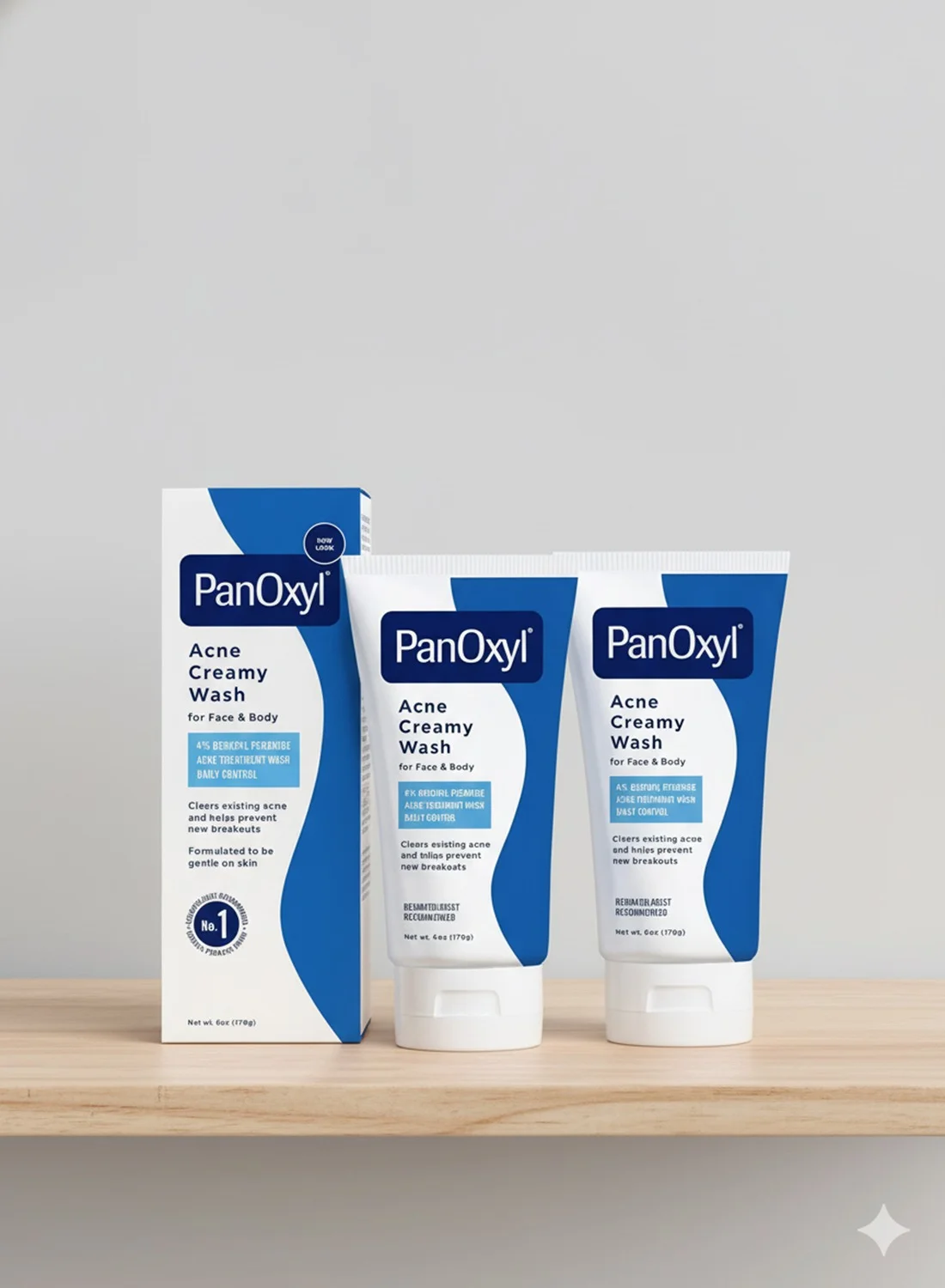 Premium Acne Creamy Wash with 4% Benzoyl Peroxide (2 x 170 g) 09fzr