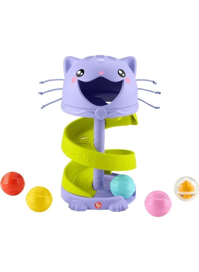 Premium Interactive Ball Tower Activity Center for Developmental Play (Toddler Toy, 30 cm) vv3w2