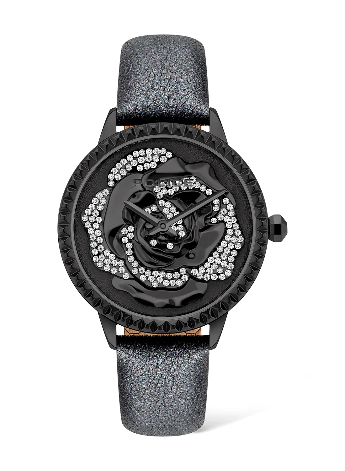 Mopion Analog Quartz Watch for Women Premium Leather Strap Black Dial (26mm) aynmg