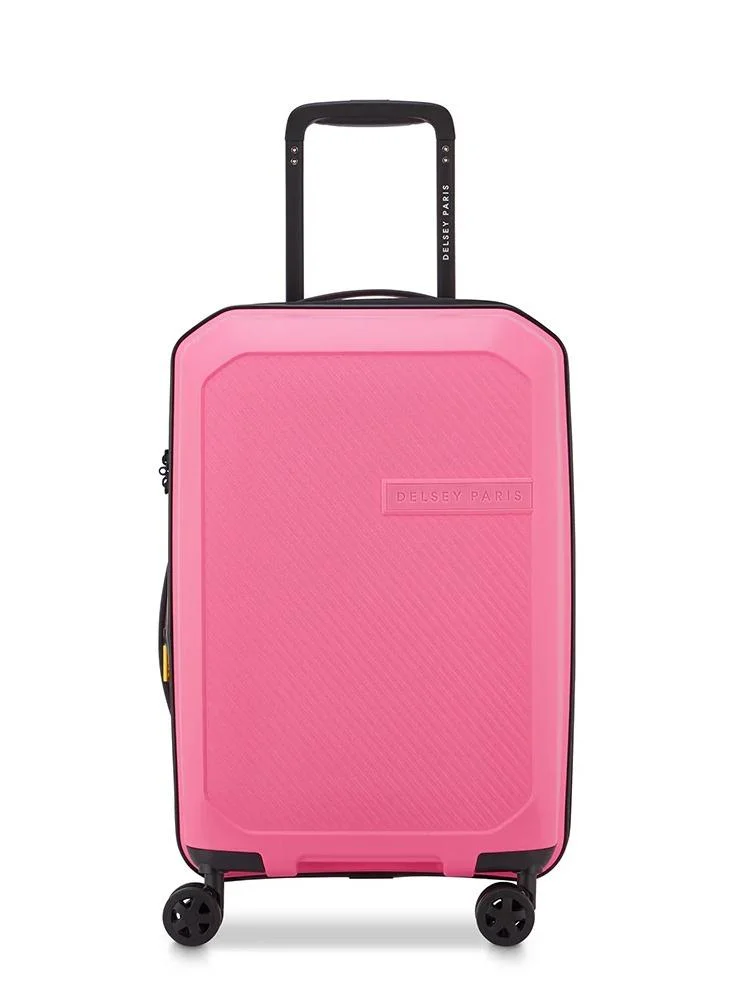 Anvers Expandable Cabin Suitcase 4 Double-Wheeled Trolley (Light Pink, 55 cm) glf3h
