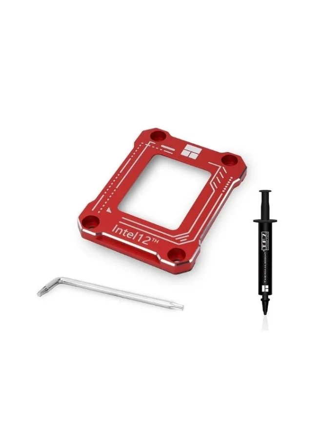 CPU Contact Frame for LGA1700 Socket Aluminum Alloy Anti-Bending Correction Tool (Red) hsogx