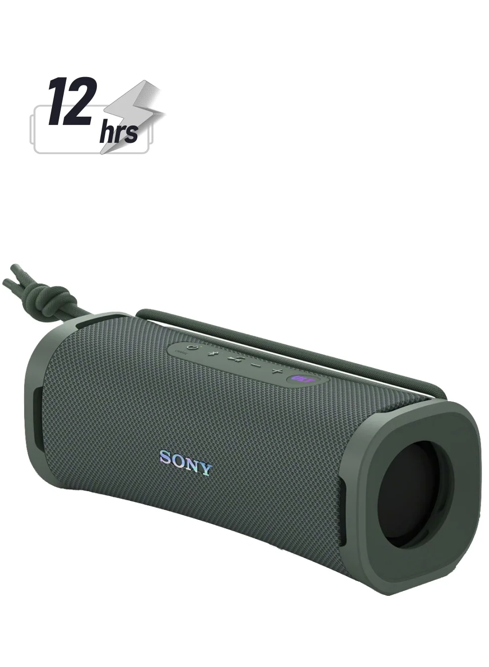 Premium Wireless Portable Bluetooth Speaker IP67 Waterproof Compact Audio System with Enhanced Bass and Detachable Strap (Forest Grey) eukhr