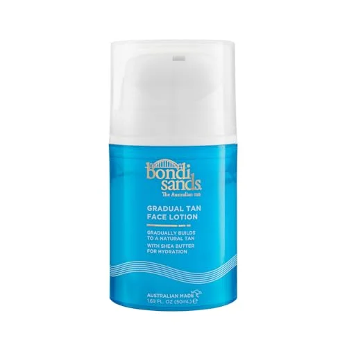 Bondi Sands Gradual Tan Face Lotion with Shea Butter for Hydrated Sun-Kissed Glow (50mL) x6j80