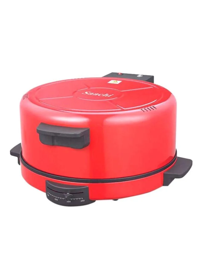Saachi Electric Chapati Maker Non-Stick Premium Kitchen Appliance (Red/Black, 2200 W) 8nk51