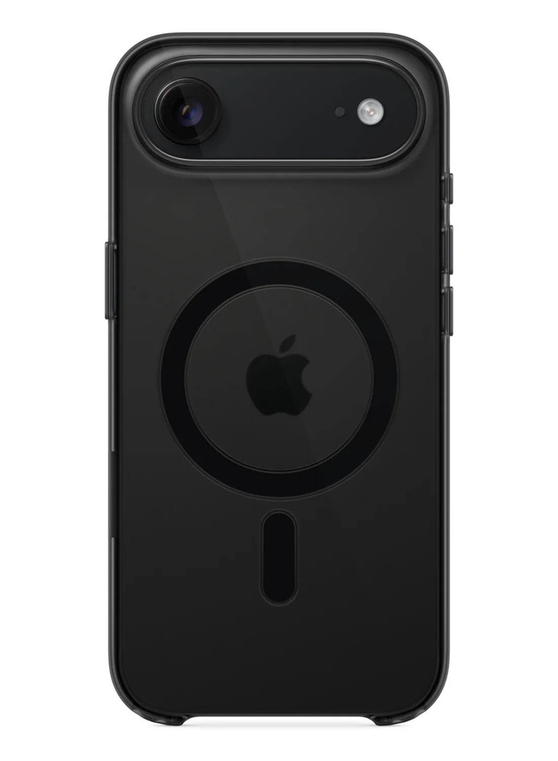 Premium Smart Smartphone Air Case with Magnetic Charging Support (Silicone, Black) u13qm
