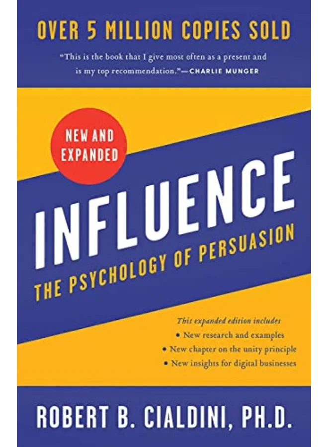 Influence New and Expanded The Psychology of Persuasion Hardcover Book (Standard Edition) hncjn