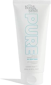 Bondi Sands PURE Gradual Tanning Lotion Hydrating Formula with Hyaluronic Acid and Vitamins (200 mL) b61bg