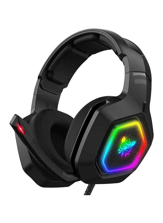 Onikuma Professional Wired Gaming Headset with Noise-Canceling Microphone and Surround Sound for PC and Multi-Platform Consoles z28c8