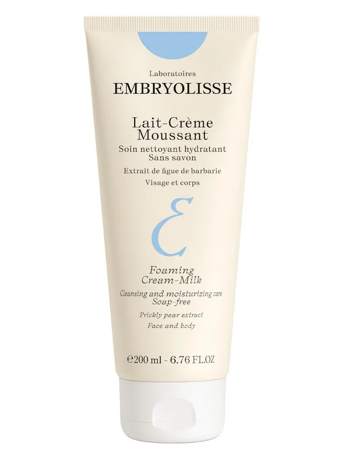Embryolisse Foaming Cream Milk Hydrating Cleanser for Face and Body (200 mL) y5ld6