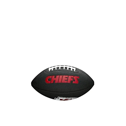 Premium NFL Team Logo Mini Football (Black, Mini Size) r517o