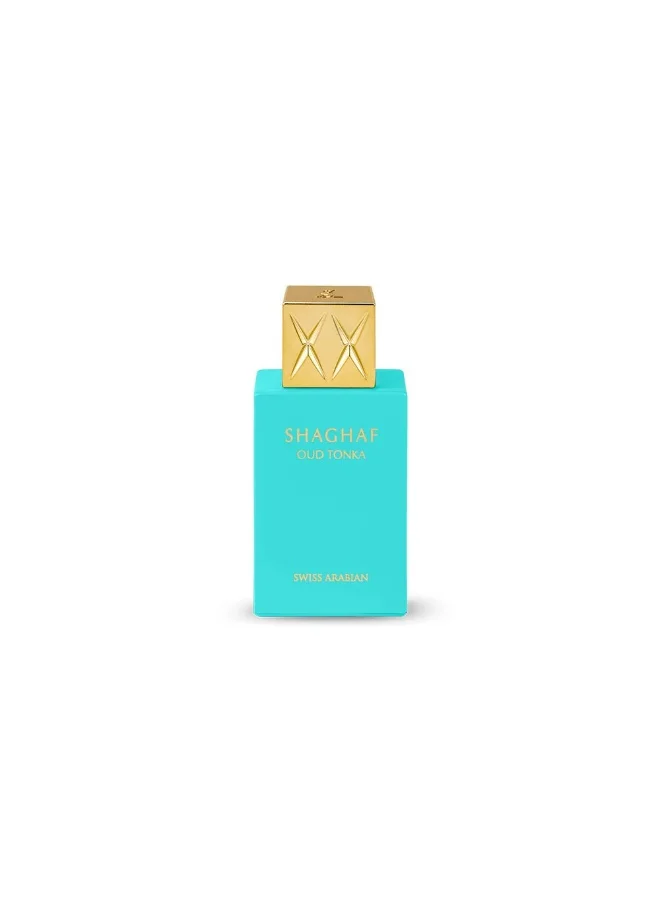 Swiss Arabian Shaghaf Oud Tonka Eau de Parfum Premium Fragrance for Men and Women (25 mL) 3zd8m