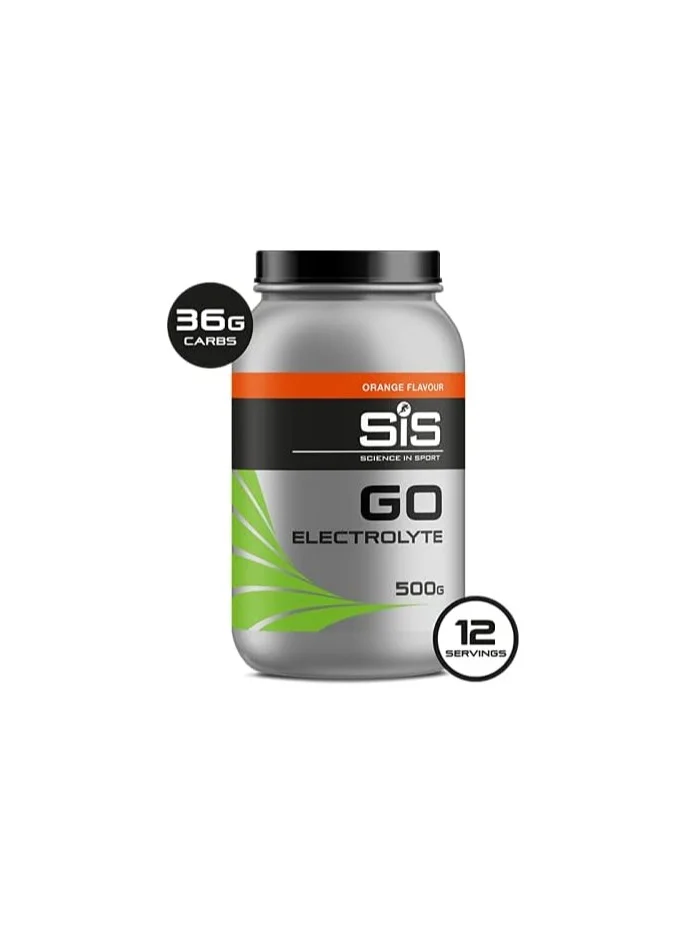 SIS GO Electrolyte Powder Energy Hydration Drink Mix (Orange, 500g) lya86
