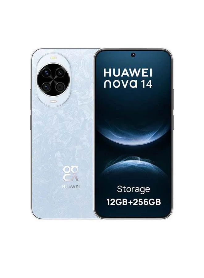 Smart Nova 14 Dual SIM Smartphone 12GB RAM 256GB Storage 100W Fast Charging (Crystal Blue, 6.7 inch) qyn3l