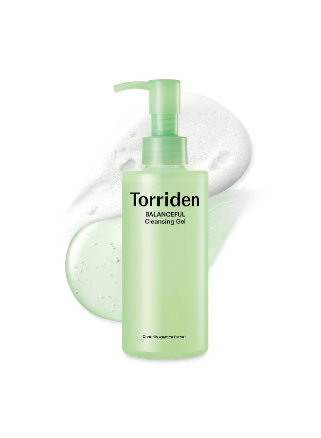 Torriden Balanceful Cleansing Gel with 5D Cica Complex and LHA for Sensitive and Oily Skin (200 mL) jbxad