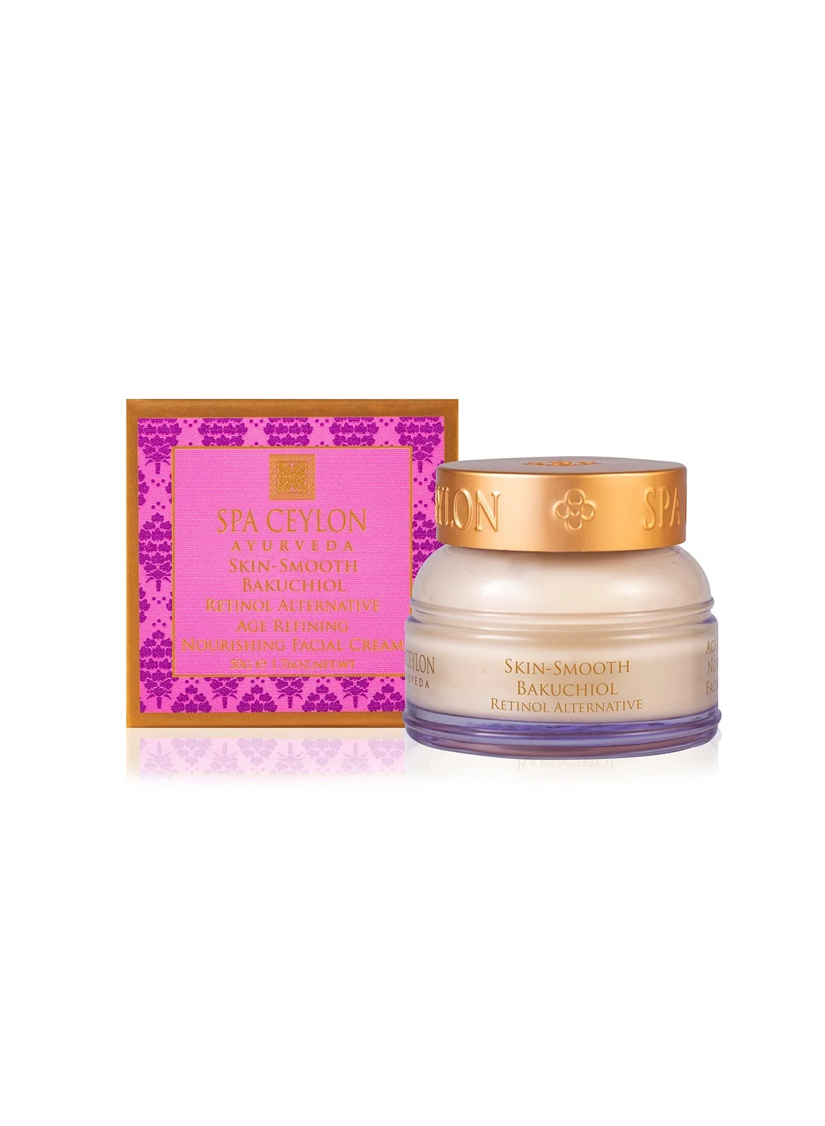 SPA CEYLON Bakuchiol Nourishing Facial Cream for Mature Skin (50g) xsomk