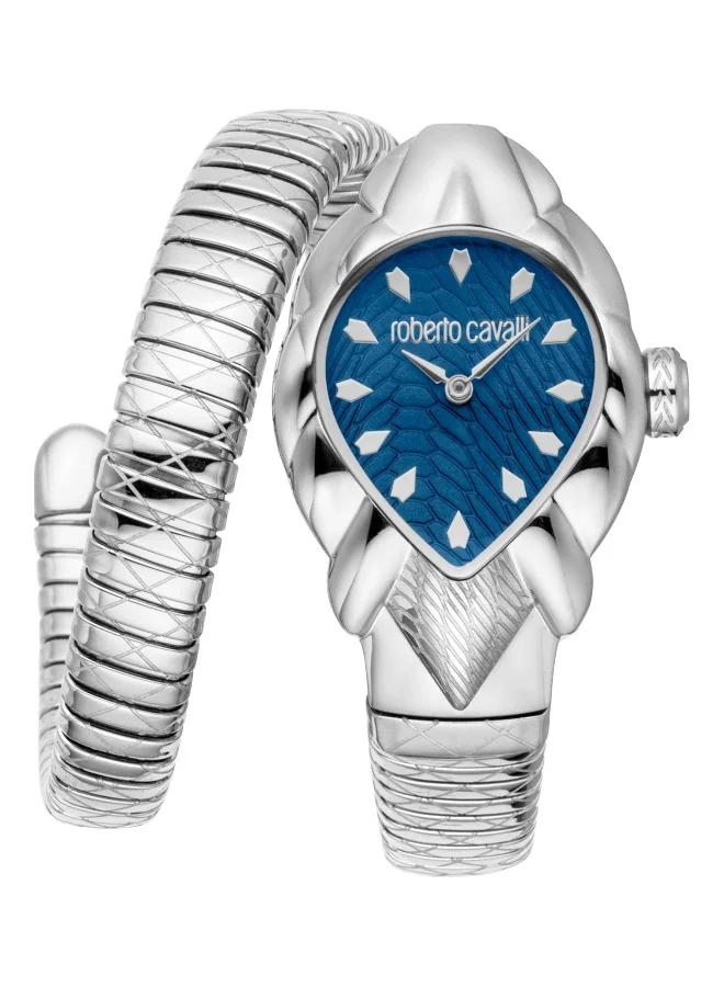 Premium Stainless Steel Analog Quartz Watch for Women (Silver, 36mm) 4ta4s