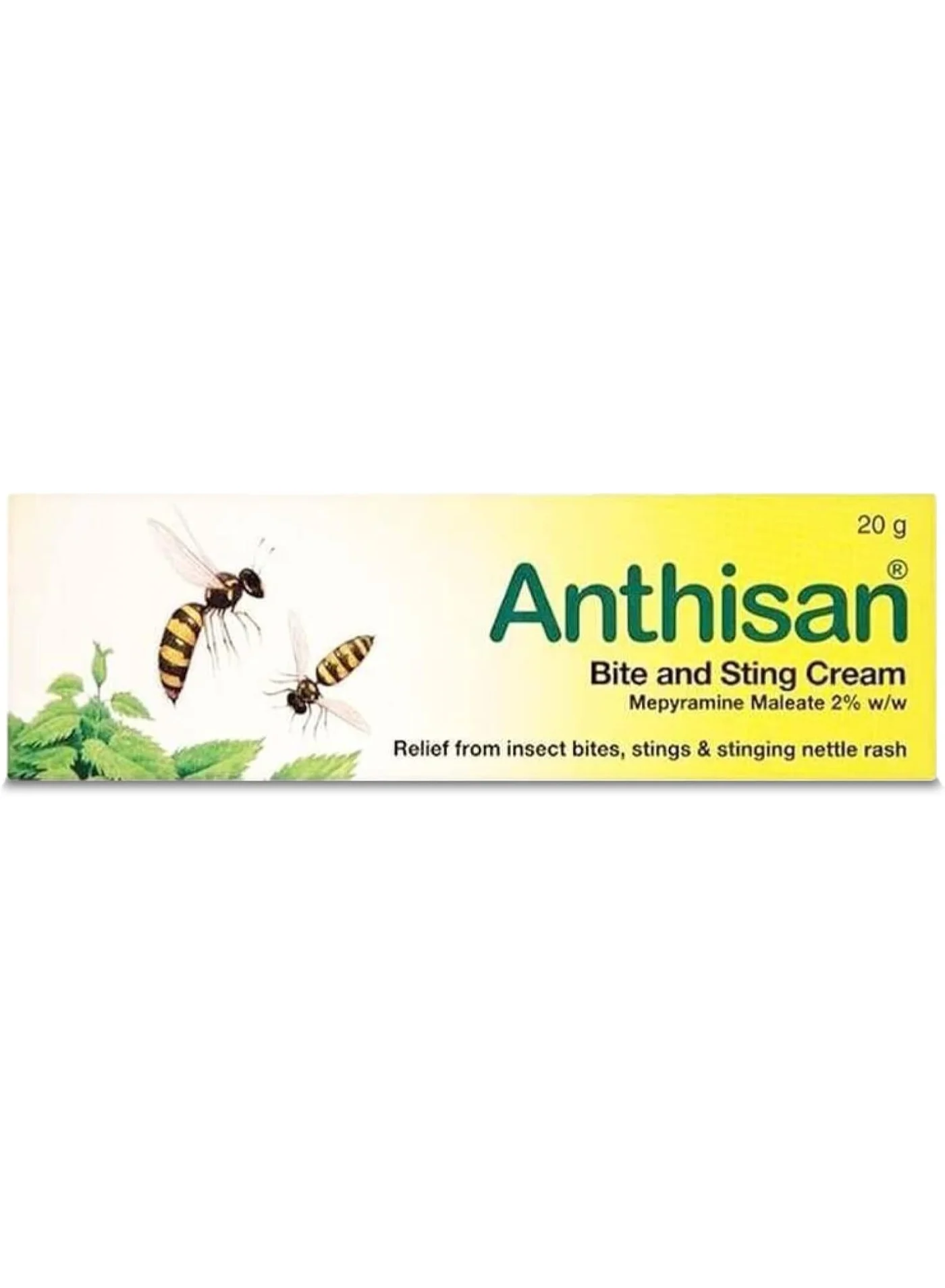 Bite and Sting Relief Cream for Insect Bites and Nettle Rash (20 g) yapdr
