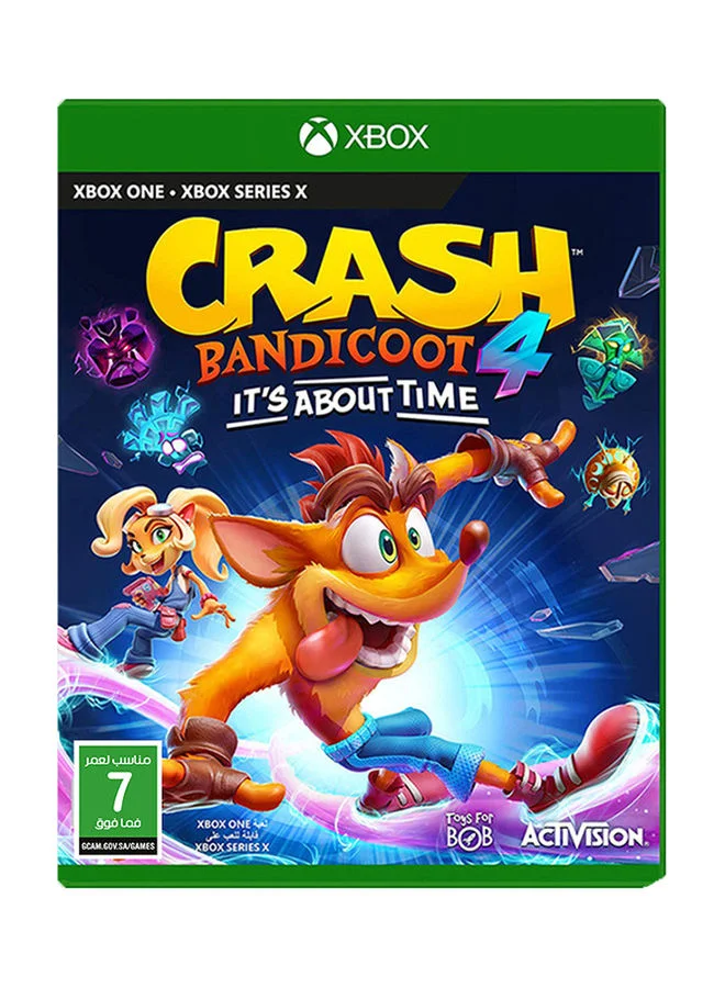 Crash Bandicoot 4 It's About Time Adventure Game for Xbox One and Series X (Standard Edition) opsef