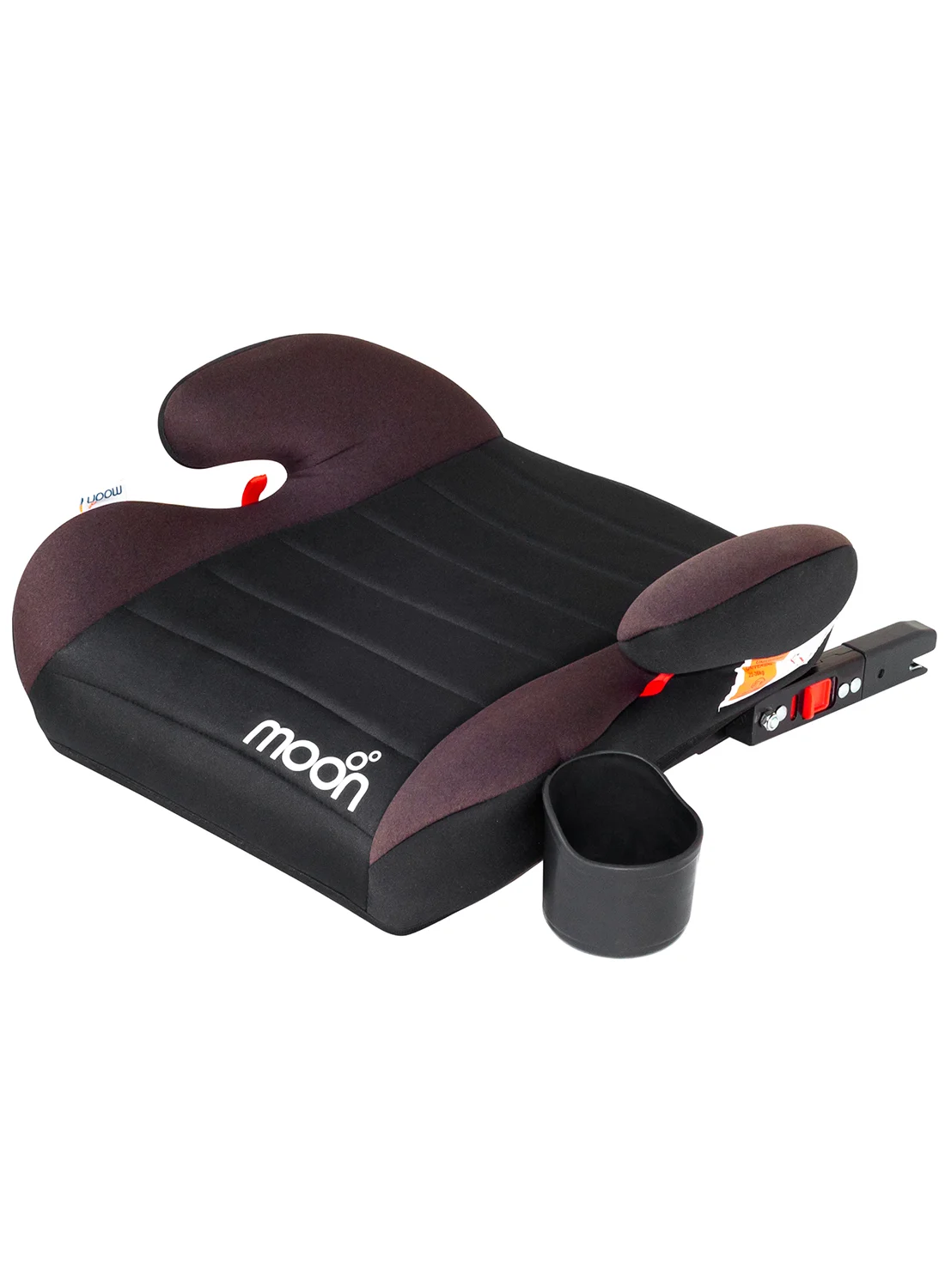 Moon Booster Car Seat with ISOFIX Group 2/3 (15¨C36 kg) Forward-Facing Safety Seat for Kids (Black) zvsi2