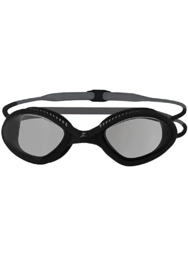 ZOGGS Tiger Swimming Goggles with UV Protection (Black/Grey, One Size) lie5v