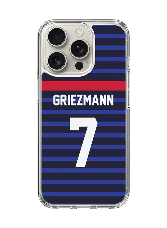 Stylizedd Magnetic Protective Case for Premium Smartphone Slim Shockproof Cover with Football Team Design (Clear, 16 Pro) igqro