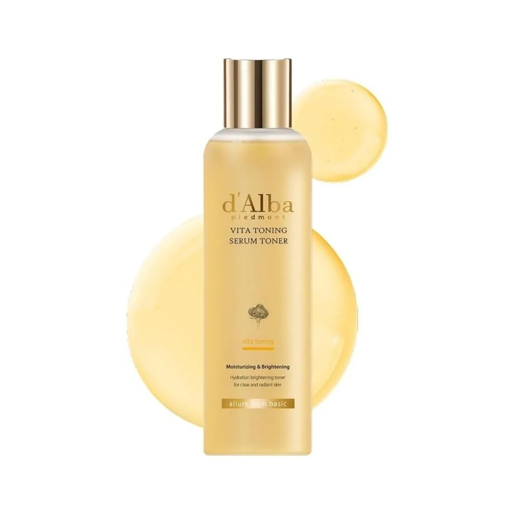 d'Alba Vita Toning Serum Toner Premium Hydrating Facial Skincare (180 mL) u2dma