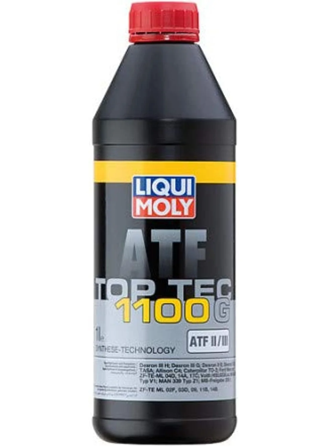 LIQUI MOLY Top Tec ATF 1100G Automatic Transmission Fluid (Premium Synthetic Formula, 1 L) zx9jr
