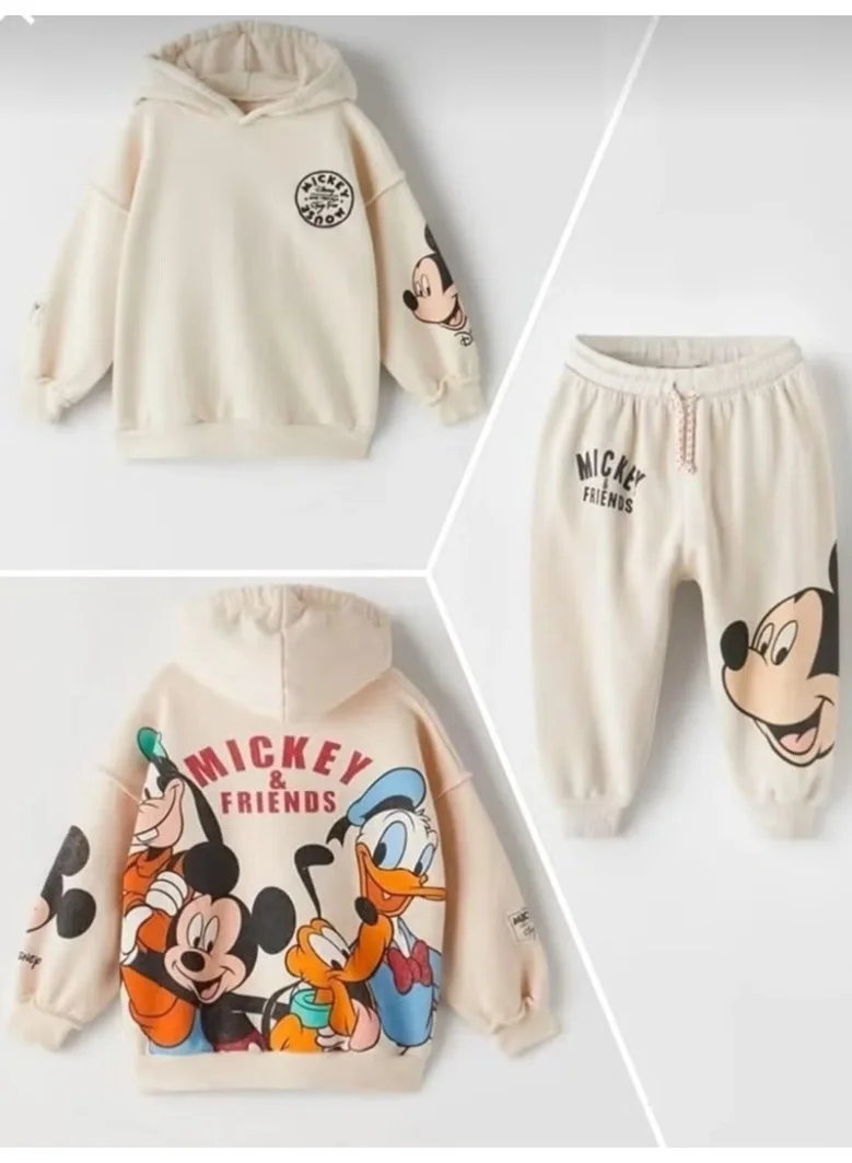 Ada Baby Kids Cartoon Printed Outfit Set (Unisex, 2-Piece Set) g8eyd